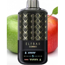 ELFBAR COMBO 25000 зелене яблуко-подвійний яблучний кальян